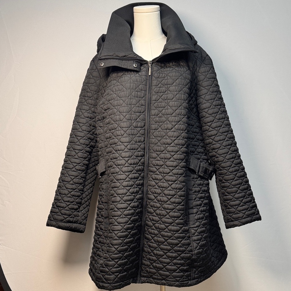 Weatherproof Black Quilted Women's Jacket Size 3X